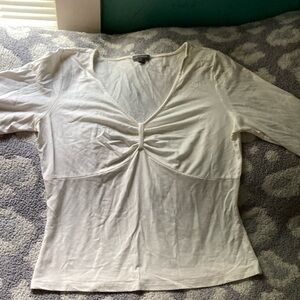 Ann Taylor | White long sleeve shirt